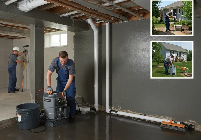 Basement Waterproofing and Flood Prevention process in Montevallo, AL